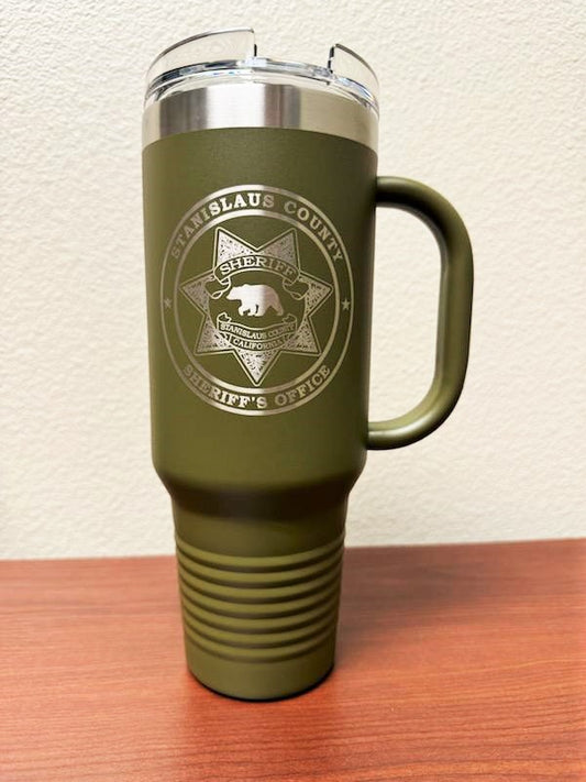 Olive Green Travel Mug 40 oz